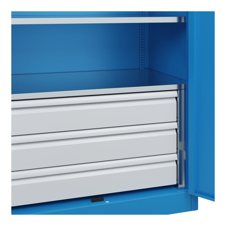 C+P Armoire à charges lourdes Acurado Pro 1950 x 1000 x 600 mm RAL 5012