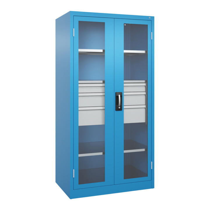 C+P Armoire à charges lourdes Acurado Pro 1950 x 1000 x 600 mm RAL 5012