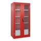 C+P Armoire à charges lourdes Acurado Pro 1950 x 1000 x 600 mm rouge