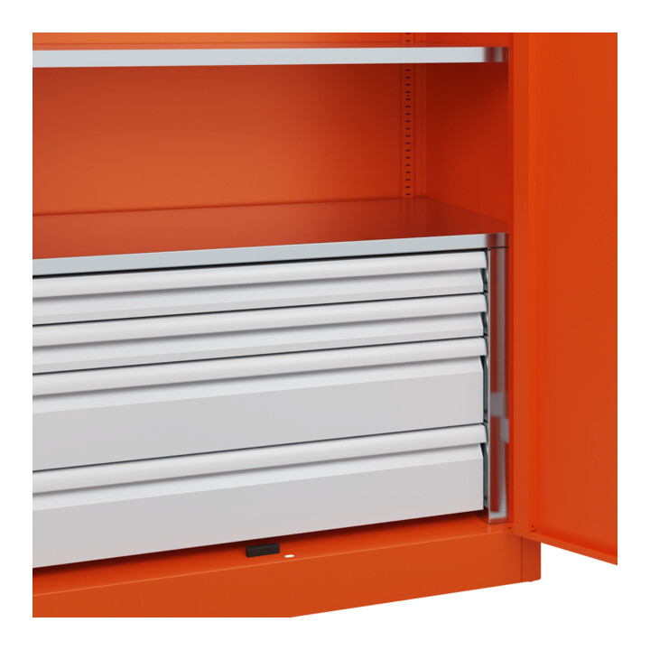 C+P Armoire à charges lourdes Acurado Pro 1950 x 1200 x 500 mm 2004/2004