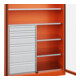 C+P Armoire à charges lourdes Acurado Pro 1950 x 1200 x 500 mm 2004/2004