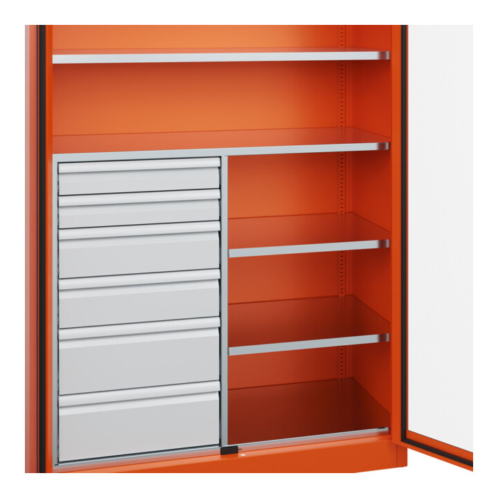 C+P Armoire à charges lourdes Acurado Pro 1950 x 1200 x 500 mm 2004/2004