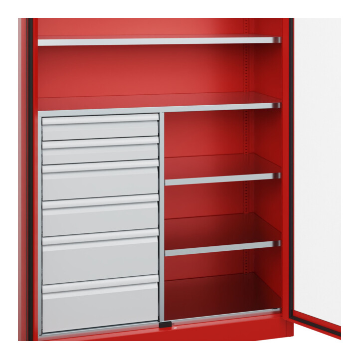 C+P Armoire à charges lourdes Acurado Pro 1950 x 1200 x 500 mm 3020/3020