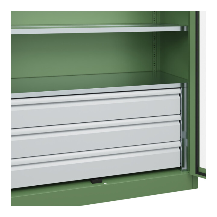 C+P Armoire à charges lourdes Acurado Pro 1950 x 1200 x 500 mm 6011/6011