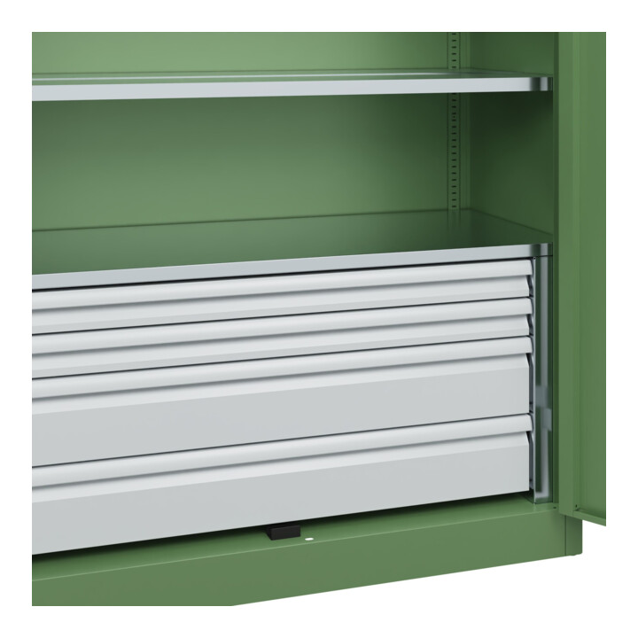 C+P Armoire à charges lourdes Acurado Pro 1950 x 1200 x 500 mm 6011/6011