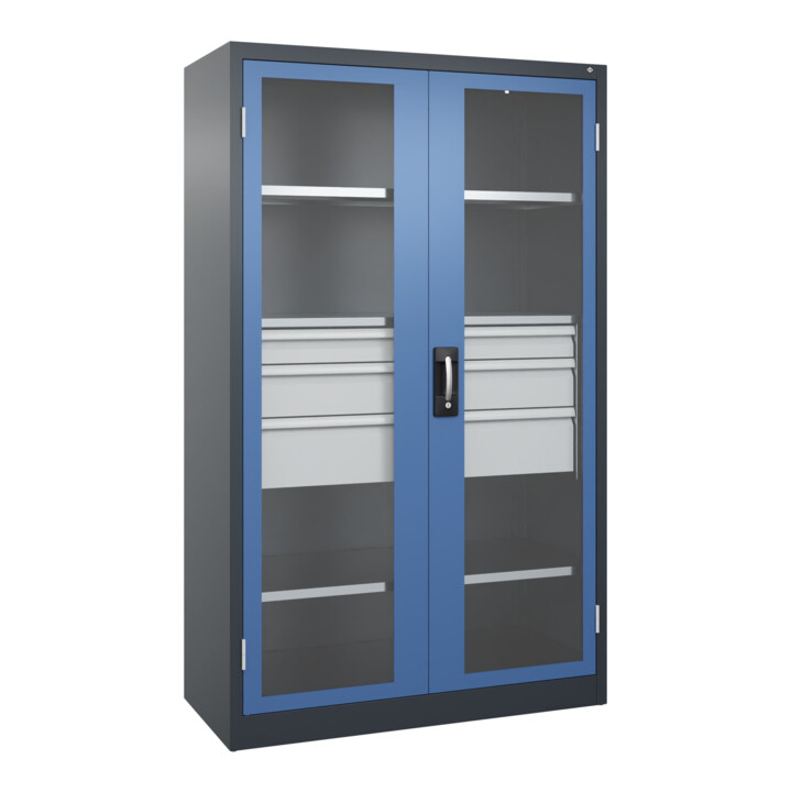 C+P Armoire à charges lourdes Acurado Pro 1950 x 1200 x 500 mm 7016/5010