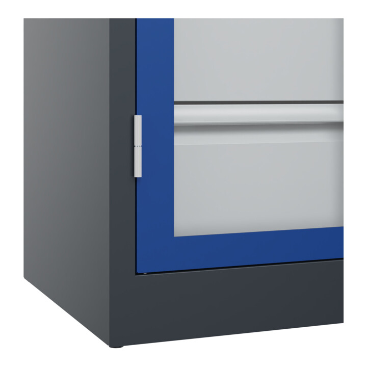 C+P Armoire à charges lourdes Acurado Pro 1950 x 1200 x 500 mm 7016/5010