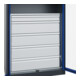 C+P Armoire à charges lourdes Acurado Pro 1950 x 1200 x 500 mm 7016/5010