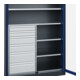 C+P Armoire à charges lourdes Acurado Pro 1950 x 1200 x 500 mm 7016/5010