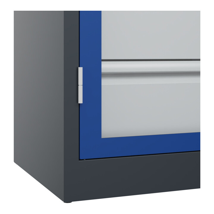 C+P Armoire à charges lourdes Acurado Pro 1950 x 1200 x 500 mm 7016/5010