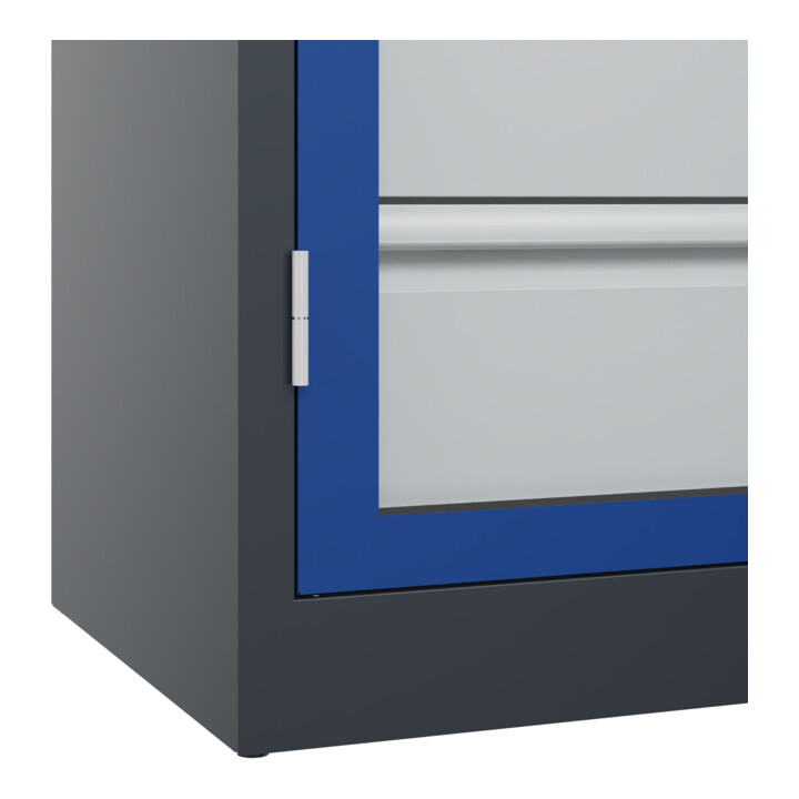 C+P Armoire à charges lourdes Acurado Pro 1950 x 1200 x 500 mm 7016/5010