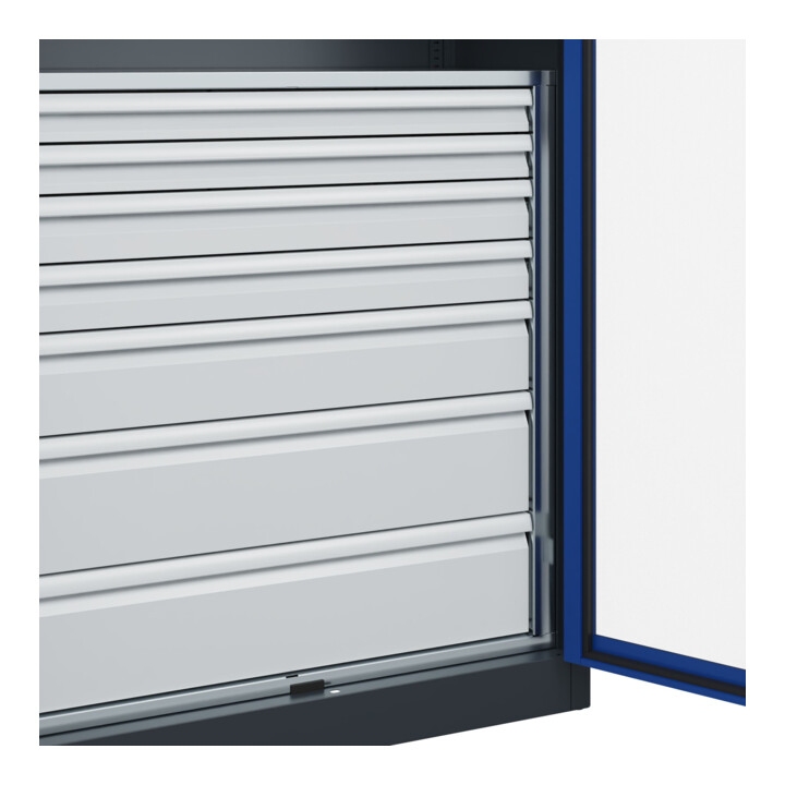C+P Armoire à charges lourdes Acurado Pro 1950 x 1200 x 500 mm 7016/5010