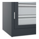 C+P Armoire à charges lourdes Acurado Pro 1950 x 1200 x 500 mm 7016/7016
