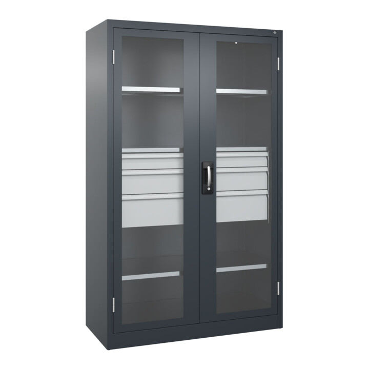 C+P Armoire à charges lourdes Acurado Pro 1950 x 1200 x 500 mm 7016/7016