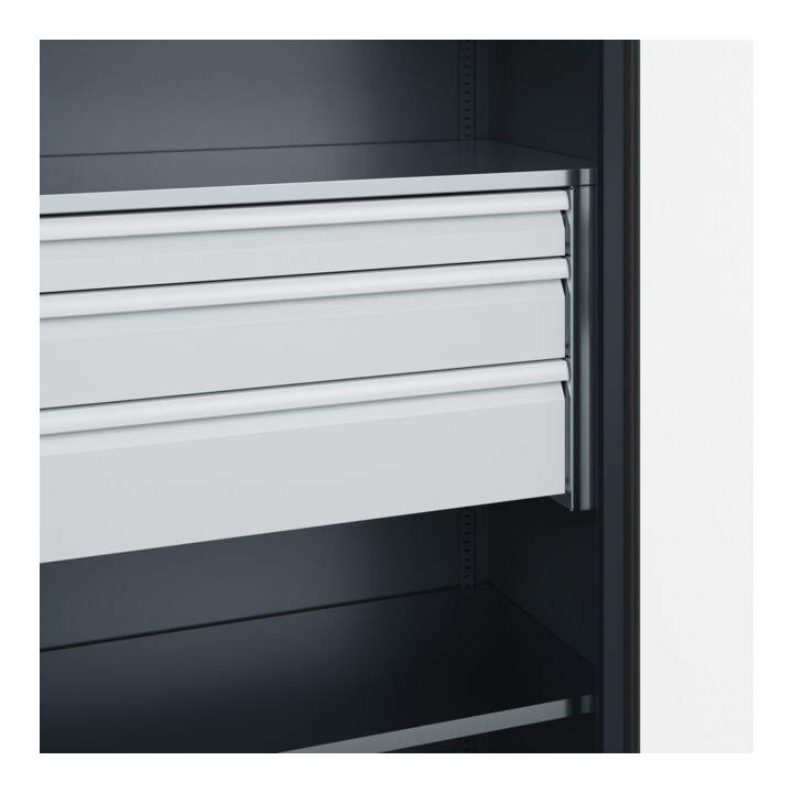 C+P Armoire à charges lourdes Acurado Pro 1950 x 1200 x 500 mm 7016/7016