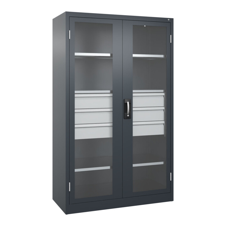 C+P Armoire à charges lourdes Acurado Pro 1950 x 1200 x 500 mm 7016/7016