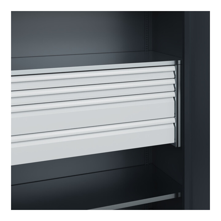 C+P Armoire à charges lourdes Acurado Pro 1950 x 1200 x 500 mm 7016/7016