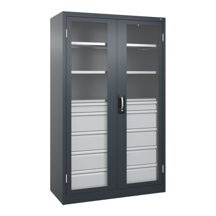 C+P Armoire à charges lourdes Acurado Pro 1950 x 1200 x 500 mm 7016/7016