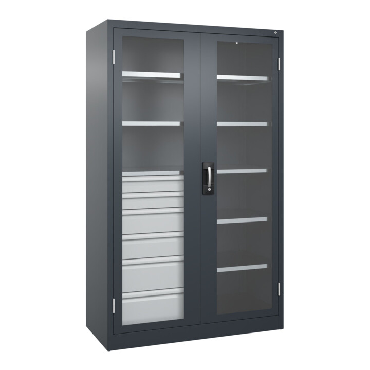 C+P Armoire à charges lourdes Acurado Pro 1950 x 1200 x 500 mm 7016/7016
