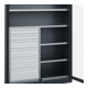 C+P Armoire à charges lourdes Acurado Pro 1950 x 1200 x 500 mm 7016/7016