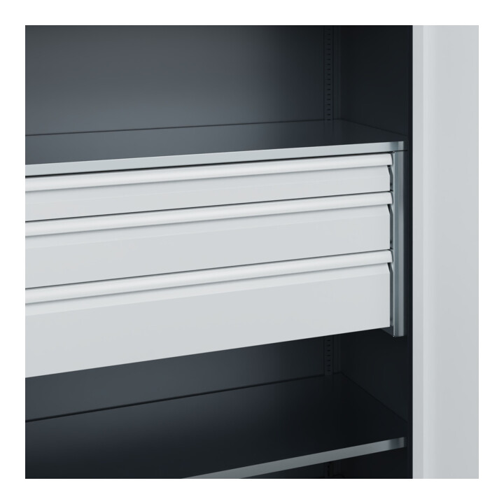 C+P Armoire à charges lourdes Acurado Pro 1950 × 1200 × 500 mm 7016/7035