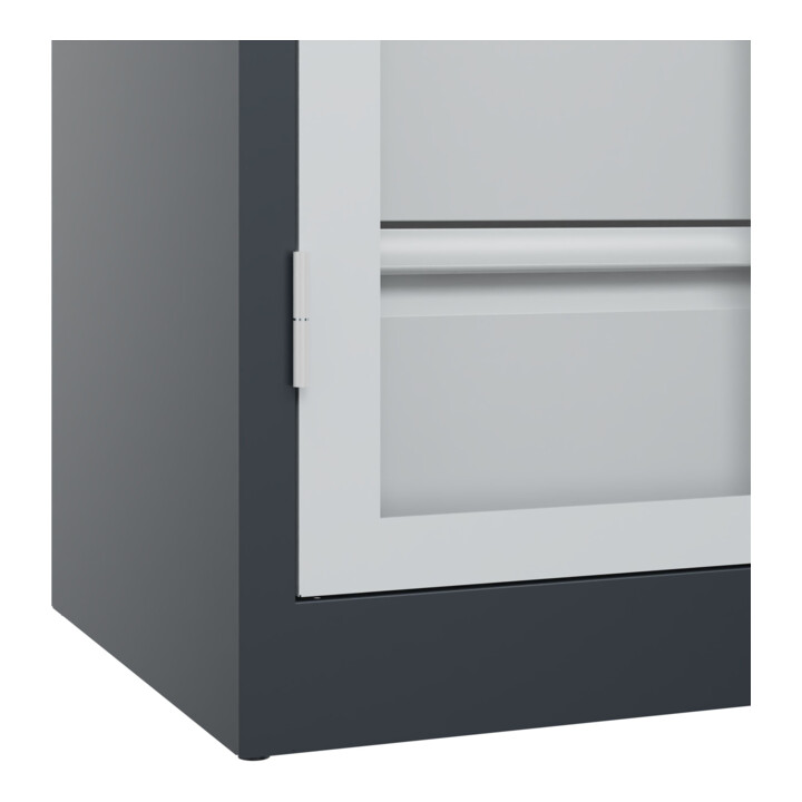 C+P Armoire à charges lourdes Acurado Pro 1950 × 1200 × 500 mm 7016/7035