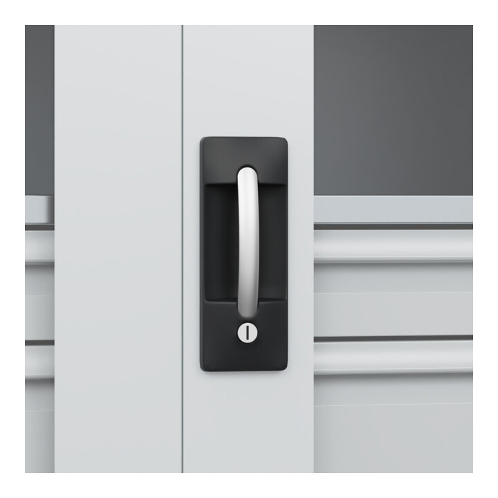 C+P Armoire à charges lourdes Acurado Pro 1950 × 1200 × 500 mm 7016/7035