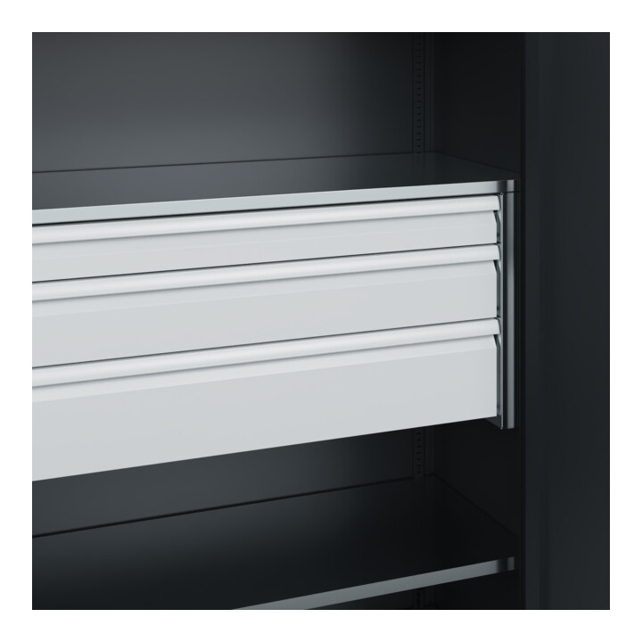 C+P Armoire à charges lourdes Acurado Pro 1950 × 1200 × 500 mm 7021/7021