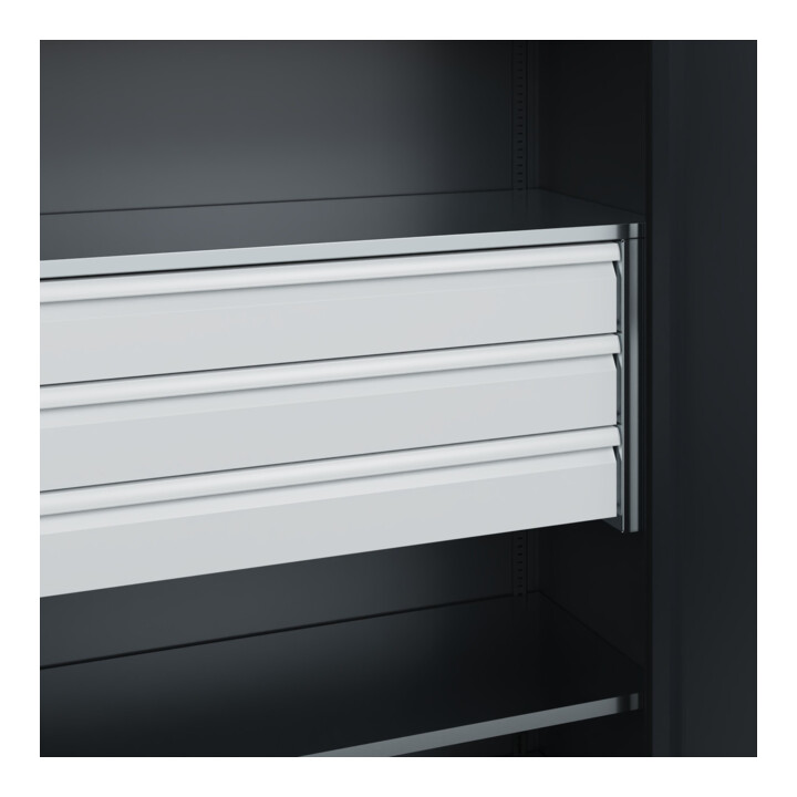 C+P Armoire à charges lourdes Acurado Pro 1950 × 1200 × 500 mm 7021/7021