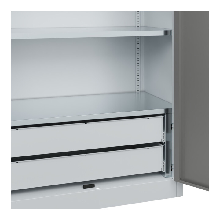 C+P Armoire à charges lourdes Acurado Pro 1950 x 1200 x 500 mm 7035/0004