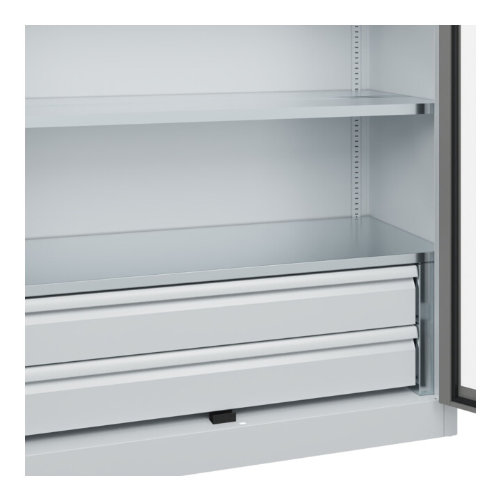 C+P Armoire à charges lourdes Acurado Pro 1950 x 1200 x 500 mm 7035/0004