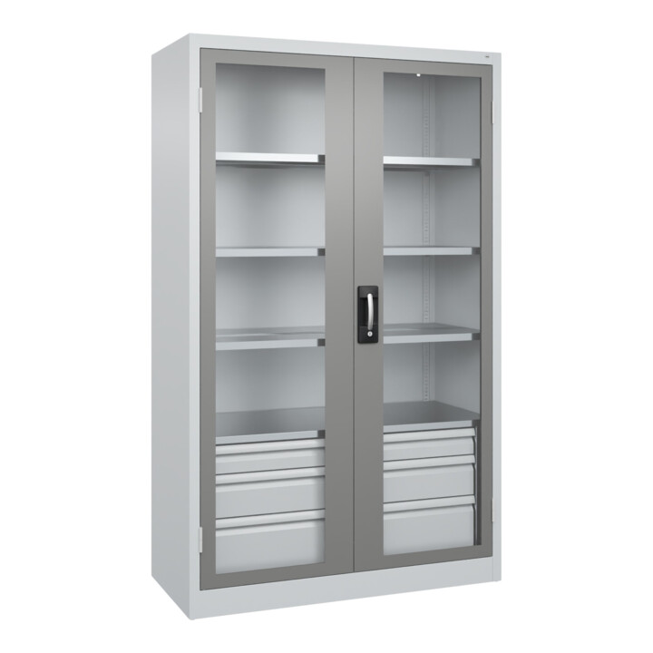 C+P Armoire à charges lourdes Acurado Pro 1950 x 1200 x 500 mm 7035/0004