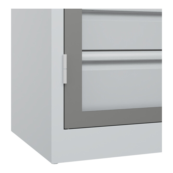 C+P Armoire à charges lourdes Acurado Pro 1950 x 1200 x 500 mm 7035/0004