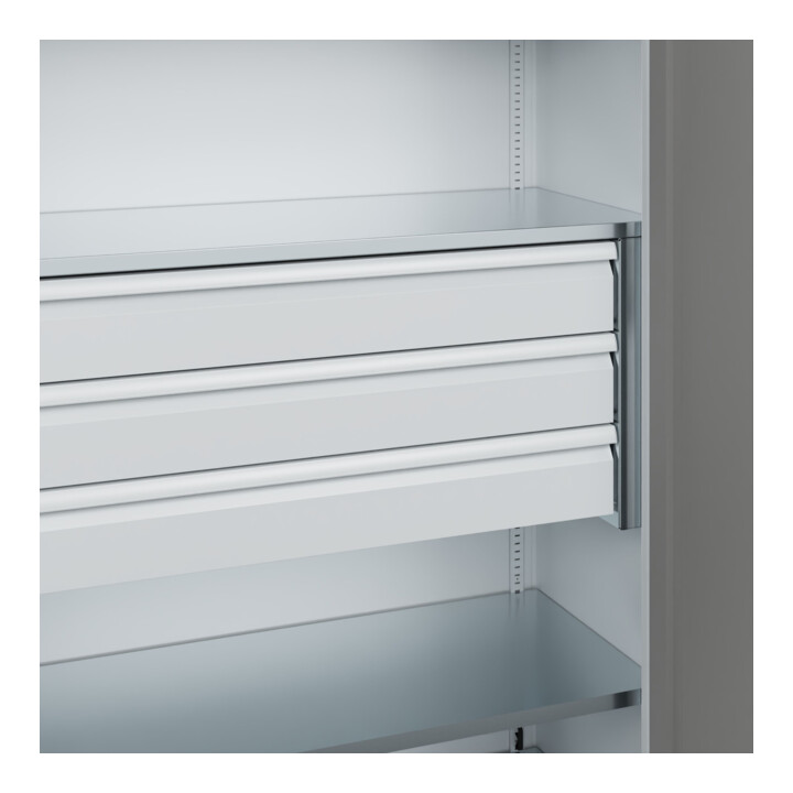 C+P Armoire à charges lourdes Acurado Pro 1950 x 1200 x 500 mm 7035/0004