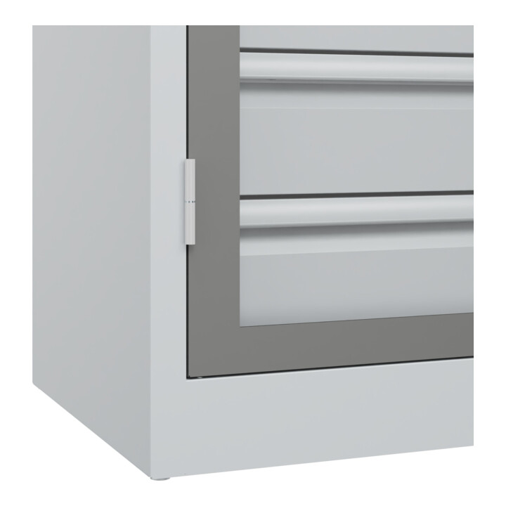 C+P Armoire à charges lourdes Acurado Pro 1950 x 1200 x 500 mm 7035/0004