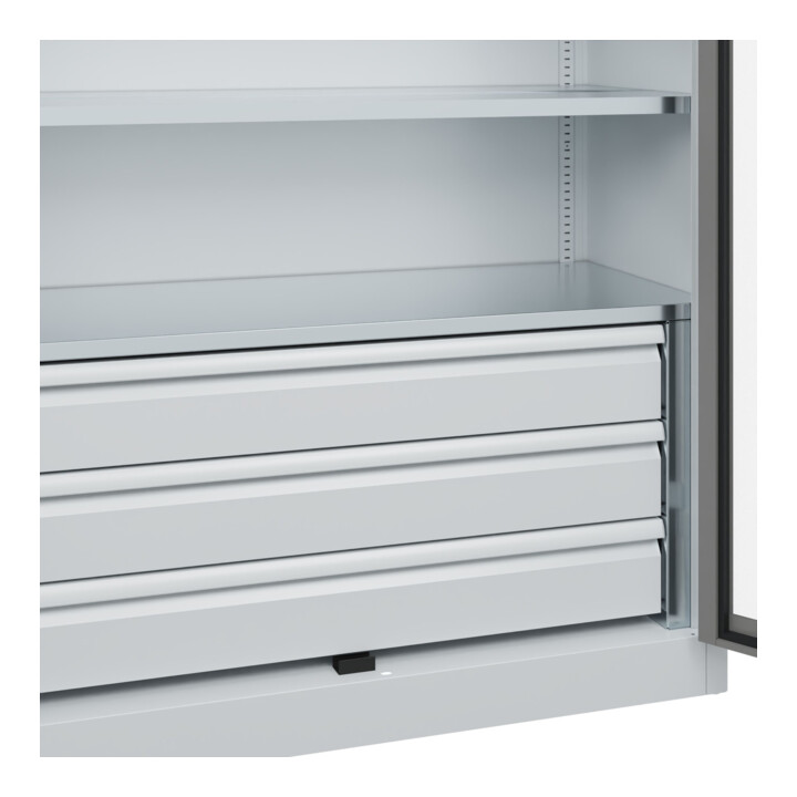 C+P Armoire à charges lourdes Acurado Pro 1950 x 1200 x 500 mm 7035/0004