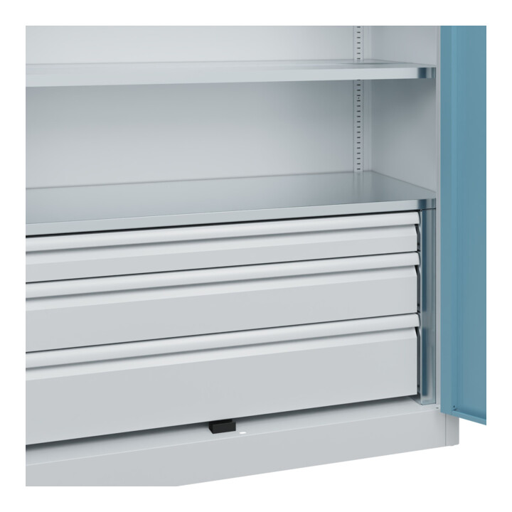 C+P Armoire à charges lourdes Acurado Pro 1950 x 1200 x 500 mm 7035/0010