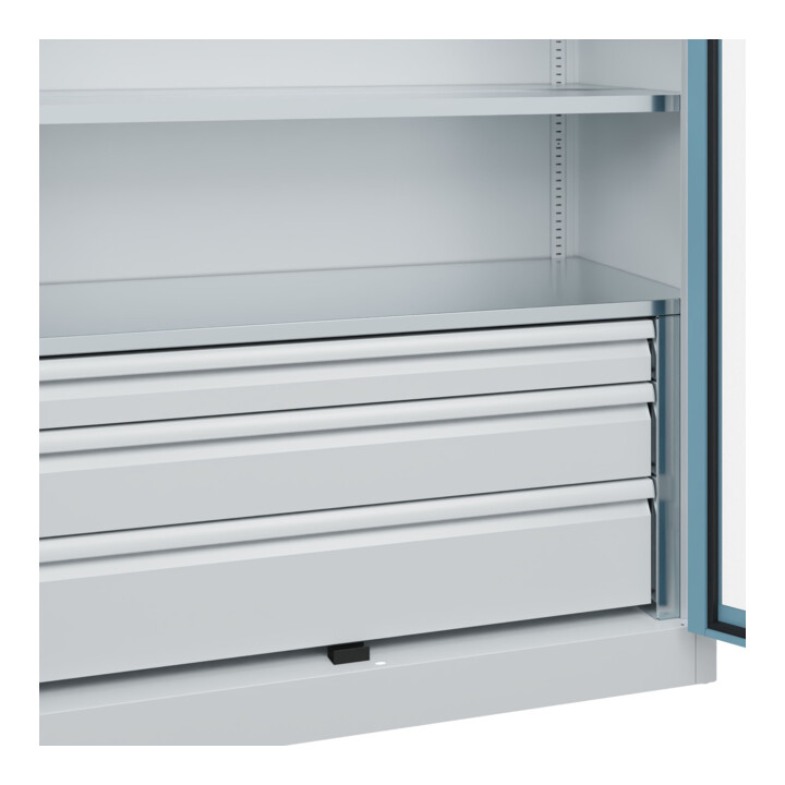 C+P Armoire à charges lourdes Acurado Pro 1950 x 1200 x 500 mm 7035/0010