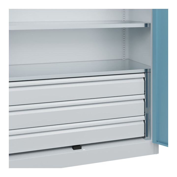 C+P Armoire à charges lourdes Acurado Pro 1950 x 1200 x 500 mm 7035/0010