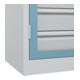 C+P Armoire à charges lourdes Acurado Pro 1950 x 1200 x 500 mm 7035/0010