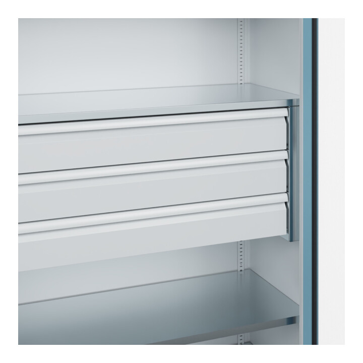 C+P Armoire à charges lourdes Acurado Pro 1950 x 1200 x 500 mm 7035/0010