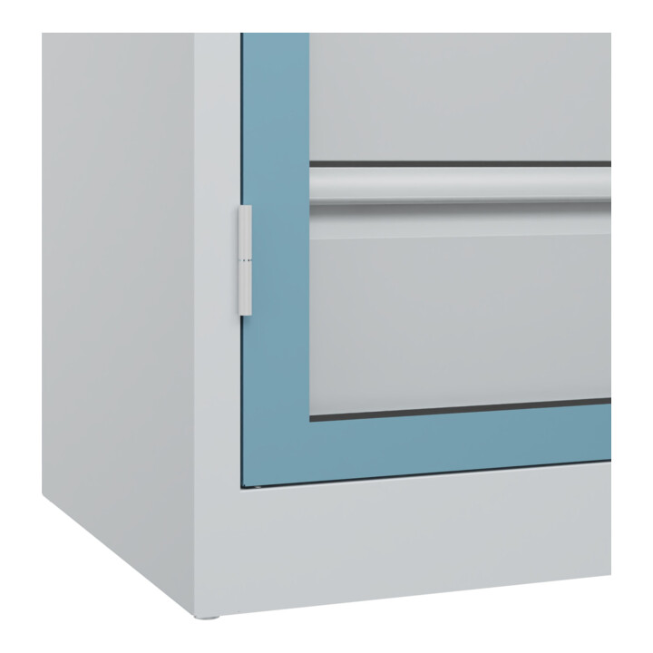 C+P Armoire à charges lourdes Acurado Pro 1950 x 1200 x 500 mm 7035/0010