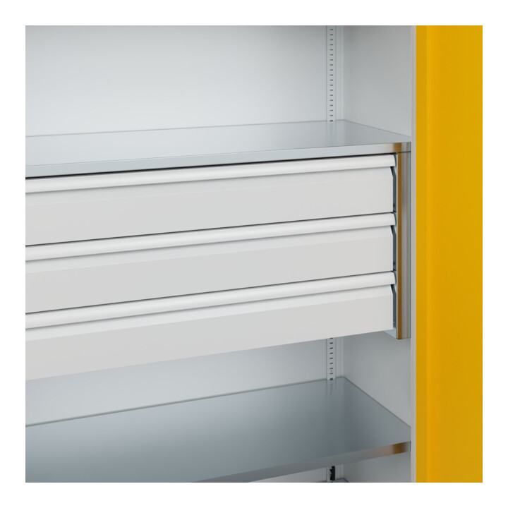 C+P Armoire à charges lourdes Acurado Pro 1950 x 1200 x 500 mm 7035/1004