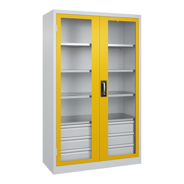 C+P Armoire à charges lourdes Acurado Pro 1950 x 1200 x 500 mm 7035/1004