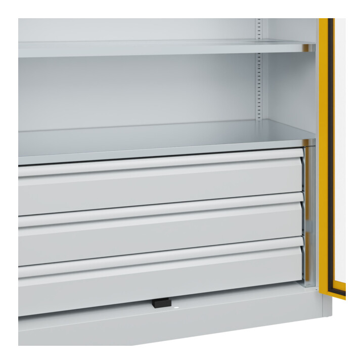 C+P Armoire à charges lourdes Acurado Pro 1950 x 1200 x 500 mm 7035/1004