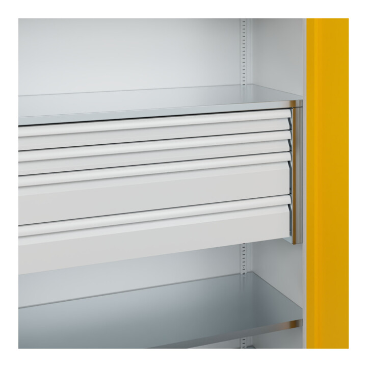 C+P Armoire à charges lourdes Acurado Pro 1950 x 1200 x 500 mm 7035/1004