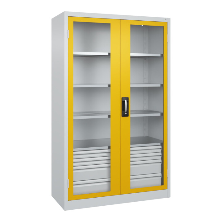 C+P Armoire à charges lourdes Acurado Pro 1950 x 1200 x 500 mm 7035/1004