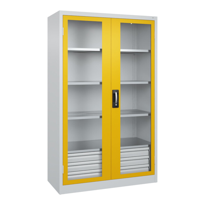 C+P Armoire à charges lourdes Acurado Pro 1950 x 1200 x 500 mm 7035/1004