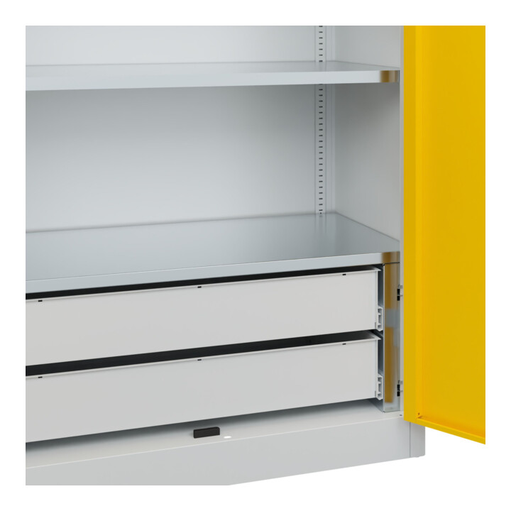 C+P Armoire à charges lourdes Acurado Pro 1950 x 1200 x 500 mm 7035/1023