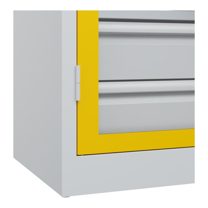 C+P Armoire à charges lourdes Acurado Pro 1950 x 1200 x 500 mm 7035/1023